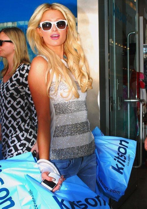 Paris Hilton Fa Shopping Da Kitson A Los Angeles 167696