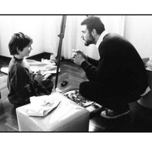 Mauro Mancini sul set de Il Nostro Segreto