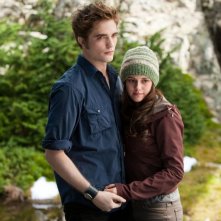 Kristen Stewart e Robert Pattinson in una scena di The Twilight Saga: Eclipse