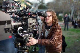 Matthew Gray Gubler in veste da regista sul set dell'episodio Moslet Lane di Criminal Minds