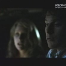 Giacomo Carolei insieme a Tiziana Di Marco in una scena del thriller televisivo Il mostro di Firenze