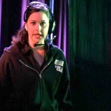 Kelen Coleman ina una scena del film Un microfono per due