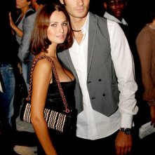 Giulio Berruti e Anna Safroncik nel 2008 alla sfilata di Cavalli