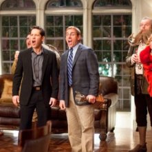 Steve Carell e Paul Rudd in una scena strepitosa di Dinner for Schmucks