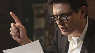 James Franco è Allen Ginsberg in Howl