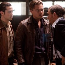 Joseph Gordon-Levitt, Leonardo DiCaprio e Tom Hardy nel film Inception