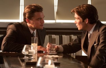 Leonardo DiCaprio e Cillian Murphy nel film Inception