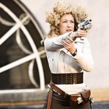 Alex Kingston in una scena dell'episodio The Big Bang di Doctor Who