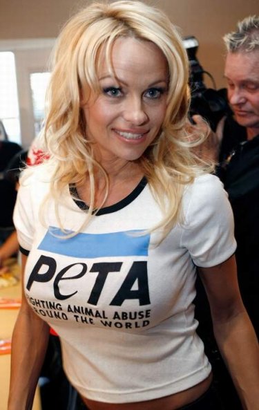 Pamela Anderson per PETA