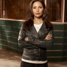 Un'immagine promozionale di Salli Richardson per la 4 stagione di Eureka