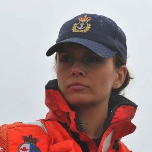 Claudette Mink in una scena della serie canadese The Guard