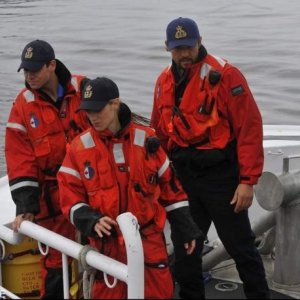 I protagonisti della serie canadese The Guard