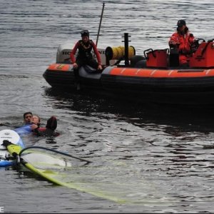 Una foto di scena della serie canadese The Guard