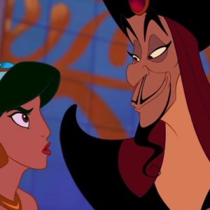 Una scena del film d'animazione Aladdin del 1992