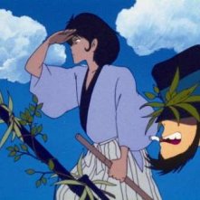 Goemon e Jigen in una scena di Lupin III: Il castello di Cagliostro