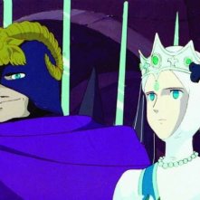 Il conte Cagliostro e Clarisse in una scena di Lupin III: Il castello di Cagliostro