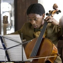 Il giovane Justin Martin nel film The Soloist