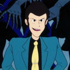 Il ladro Lupin III in una scena del film d'animazione Lupin III: Il castello di Cagliostro