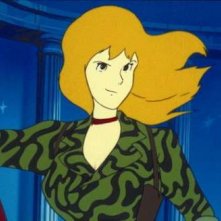 La bella Fujiko in una scena del film d'animazione Lupin III: Il castello di Cagliostro
