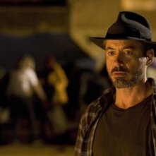 Primo piano di Robert Downey Jr. dal film The Soloist