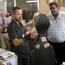 Robert Downey Jr. in una sequenza del film The Soloist