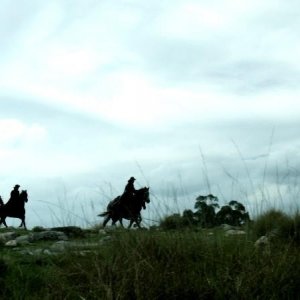 Un'immagine suggestiva della fiction Terra ribelle