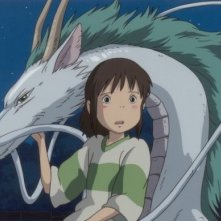 Chihiro E Il Drago Aku In Una Scena De La Citta Incantata Spirited Away 169521