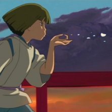 Il misterioso Aku in una sequenza del film d'animazione La città incantata