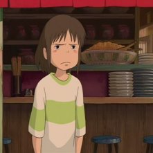 La piccola Chihiro in una scena de La città incantata - Spirited Away