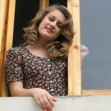 Una bella foto di Tiziana De Marco durante le riprese del Mostro di Firenze (foto Claudia Bottazzi)