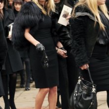 Kate Moss ai funerali di Alexander McQueen