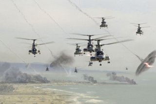 Un'inquietante immagine di Battle: Los Angeles