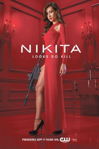 Un poster della serie CW Nikita
