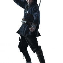 Jackson Rathbone interpreta Sokka in una foto promo per The Last Airbender
