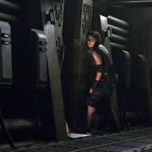Antje Traue in una sequenza del film Pandorum