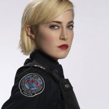 Charlotte Sullivan in una foto promozionale di Rookie Blue