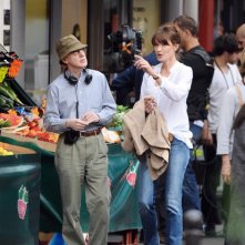 Carla Bruni sul set del nuovo film di Woody Allen