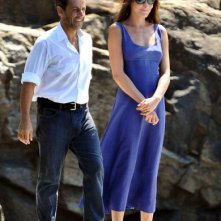 Carla Bruni e Nicolas Sarkozy nel sud della Francia