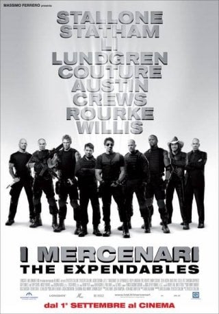 Locandina Italiana del film I mercenari - The Expendables
