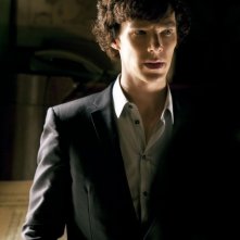 Benedict Cumberbatch nella serie Sherlock
