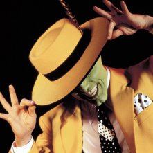 Jim Carrey interpreta The Mask per il film The Mask - da zero a mito