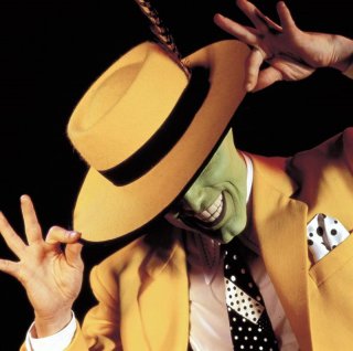 Jim Carrey interpreta The Mask per il film The Mask - da zero a mito