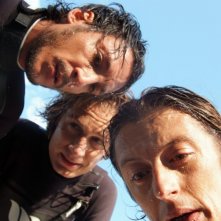 Pierfrancesco Pesaola, Tommaso Benvenuti e Alessandro Gimelli nel film La Polinesia è sotto casa