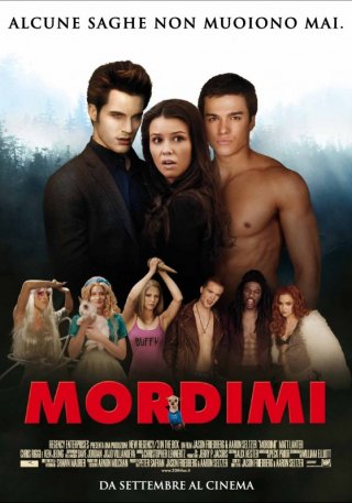 La locandina italiana del film Mordimi (vampires Suck)
