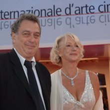 Stephen Frears ed Helen Mirren a Venezia nel 2006