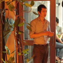 Tran Anh Hung sul set di Norwegian Wood