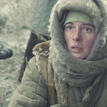 Una scena drammatica del film Beyond the Steppes