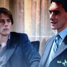 Valerio Largo in Un posto al sole con Davide Devenuto