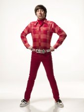 Simon Helberg in una immagine promozionale della stagione 4 di The Big Bang Theory