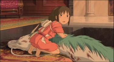 La piccola Chihiro in una scena de La città incantata - Spirited Away